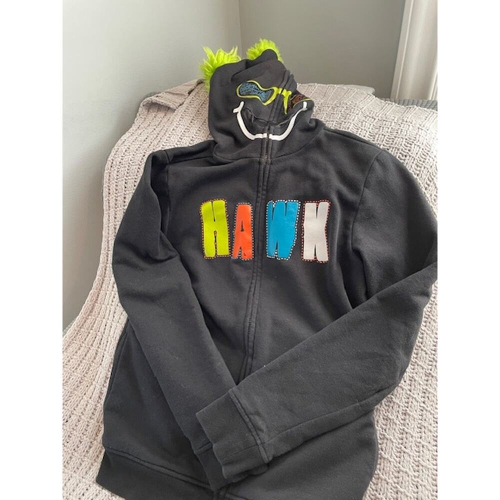 Black Hawk Hooded  Costume Jacket Size Medium